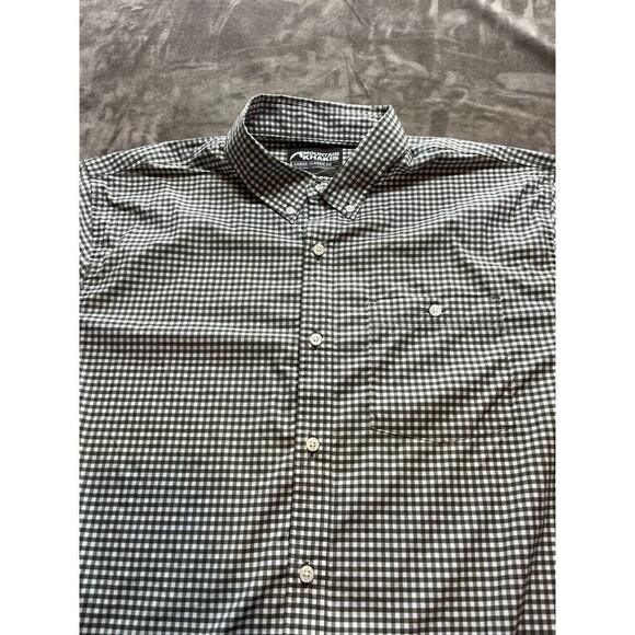 Mountain Khakis Shirt Men XL Black Check Classic Fit Short Sleeve Button Up - Picture 3 of 4